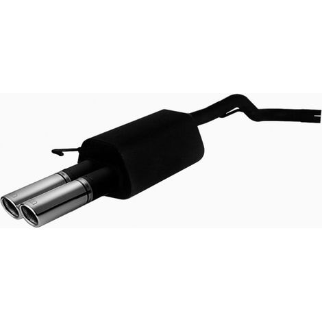 Silencieux Echappement Ulter Seat Leon 1M 1999-2005 2x70mm-36790431