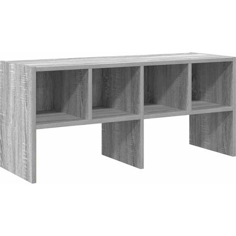 Maison Exclusive - Scarpiera Impilabile Grigio Sonoma 89,5x30x40 cm