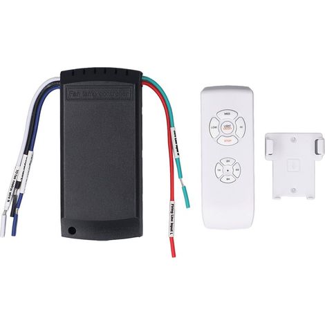Télécommande Sans Fil pour Plafonnier Ventilateur avec 3 Vitesses et 4 Timer, Compatible à 95% des Modèles (1/5)