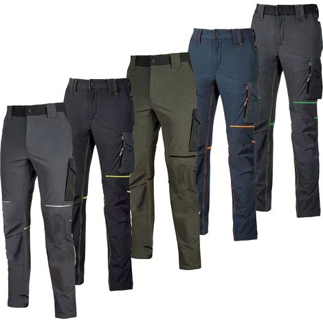 Pantalones de trabajo U-Power World U-4 stretch Slim fit - L - Nero