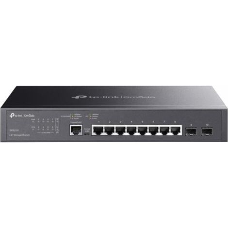 TP-Link Omada SG3210 switch di rete Gestito L2/L3 Gigabit Ethernet (10/100/1000) 1U Nero
