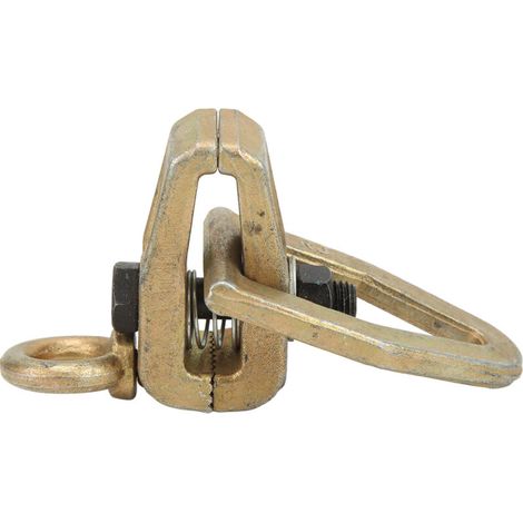 Pince de traction pour réparation carrosserie – construction forgée, poignée auto-serrante 2 voies, usage professionnel sur véhicules