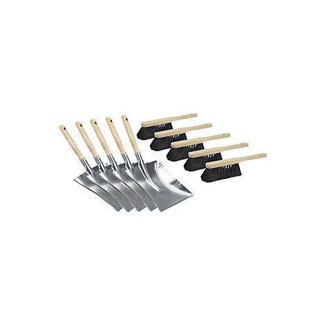 eurokraft basic Set formato da paletta con spazzola a mano per (1/2)