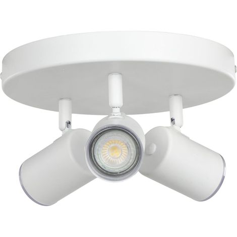 Plafonnier Consuma 1, 3 spots orientables, lampe de plafond pour salle (1/5)