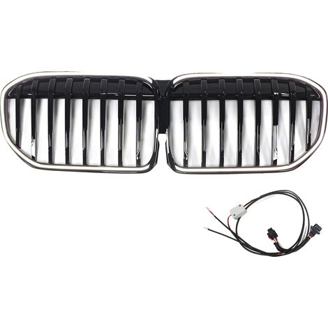 Grille avant, plastique ABS, grilles de course, compatibilité : série de berlines de luxe G11 G12, emplacement : avant, supérieur (1/5)