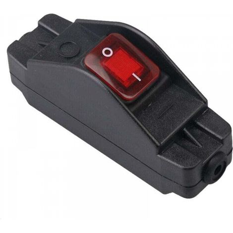 Interrupteur marche/arrêt étanche IP65, noir, 30 A, 220 V (1/5)