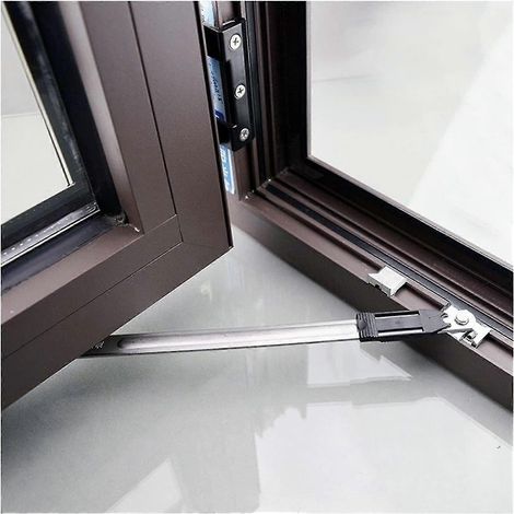 Window Restrictor, Stainless Steel Door and Window Restrictor, Inside Window Two-link Angle Controll (1/5)