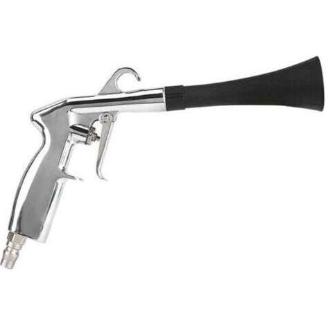 Pistolet de nettoyage automobile haute pression 0,8 MPa, pistolet de lavage intérieur de voiture à jet d'air pulsé, outil de lavage de voiture (tête en trompette) (1/5)