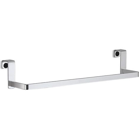 Portasalviette Sopra Porta O Mobile In Acciaio Inox Cromato  Tosca