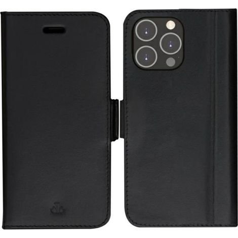 Custodia per iPhone 14 Pro Max dbramante1928 con chiusura a libro, colore nero (1/4)