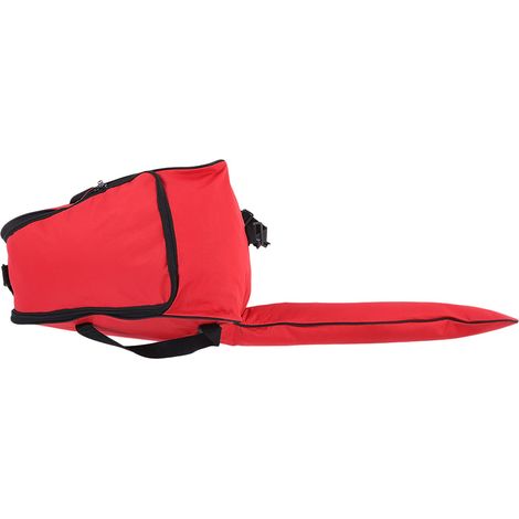 Sac de rangement pour tronçonneuse en tissu Oxford rouge, étui de transport pour tondeuse à gazon, boîte de protection (1/5)