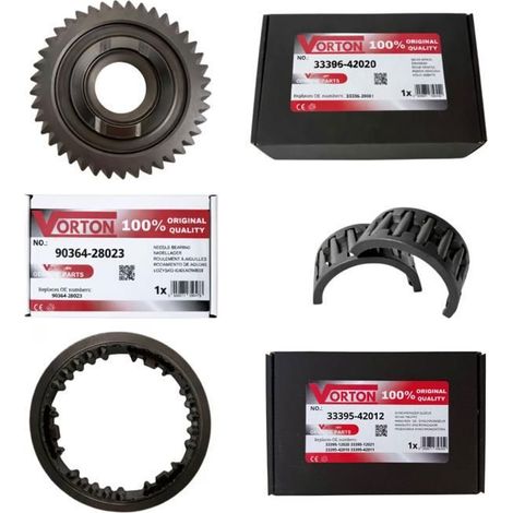 Kit réparation 5ème vitesse boîte manuelle Toyota RAV4 COROLLA AVENSIS VERSO CAMRY (33336-42020 33395-42012 90364-28023)