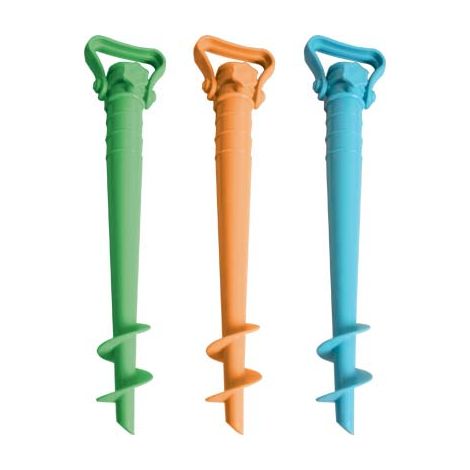 PICCHETTO OMBRELLONE PLASTICA - CM 43- 4 pezzi