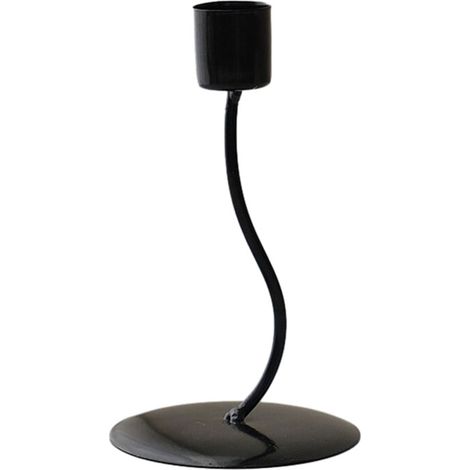 Candelabro de hierro y metal, lámpara de araña de estilo nórdico, color negro.