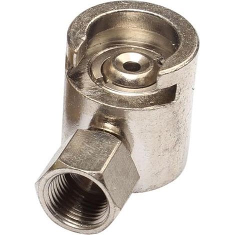 Raccord de mamelon à graisse 5 A 220 V à bouche plate hexagonale pour pistolet à graisse pour la plupart des pistolets à graisse – 16 mm (1/5)
