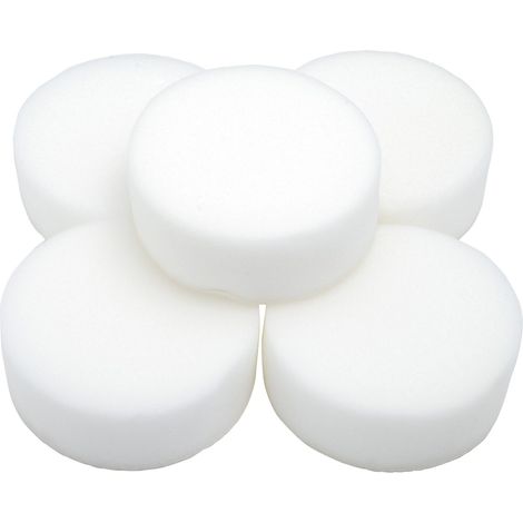 Hazet Esponjas de pulido blancas flexibles 5 piezas