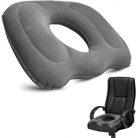 Coussin gonflable Nevife en forme de beignet pour soulager les douleurs au coccyx - Coussin orthopédique pour hémorroïdes et sciatique - Coussin pour coccyx post-partum et grossesse  Offi (1/5)