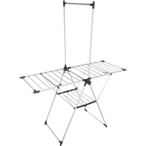 Stendino in acciaio e polipropilene Bianco SINAI 158x69,7x h199 cm (1/5)