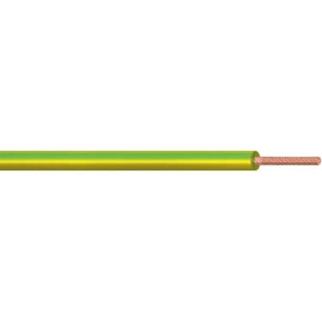 Câble unipolaire fs17 electraline 1x1.5mm2 25m jaune vert - 13102