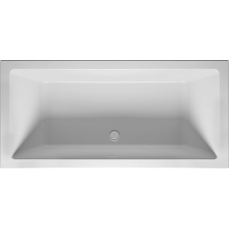 Baignoire RIHO RETHINK CUBIC Plug&Play 190x90 cm-Blanc-Gauche-Blanc-90 --
