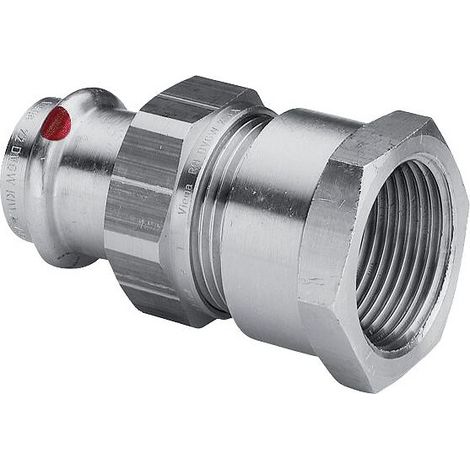 Union 3 pièces électrozingué femelle diamètre 35 taraudé 33x42 643492 - VIEGA SARL