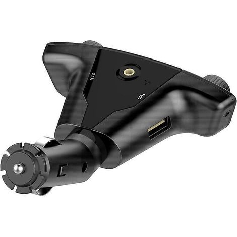 Kit mains libres sans fil pour voiture, noir (1/5)