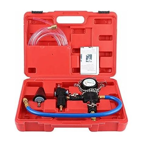 Kit Purge et Remplissage Liquide de Refroidissement, Testeur de Système de Refroidissement Universel, Outil de Vidange pour Radiateur, Compatible Auto et Moto (1/5)