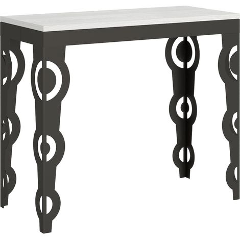 Consolle allungabile richiudibile 14 Posti a 300 cm KARAMAY EVOLUTION Bianco (1/5)