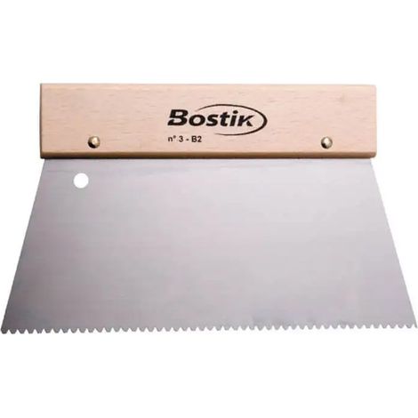 Spatule Crantée B2 N°3 Bostik Application Précise Pour Colle Hytec E736 - Bostik