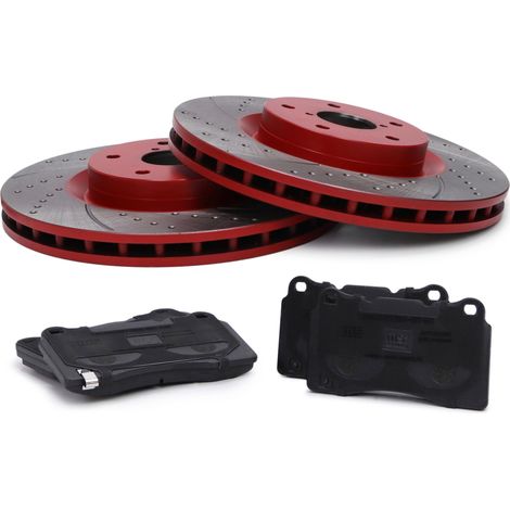 DISCOS DE FRENO PASTILLAS DELANTERAS SUBARU IMPREZA GR GH G3 GD GG (1/5)
