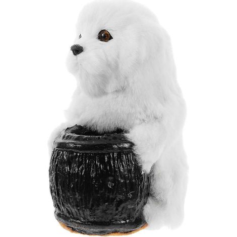 Porte-stylo en peluche pour chien, rangement de bureau, support multifonctionnel souple (1/5)