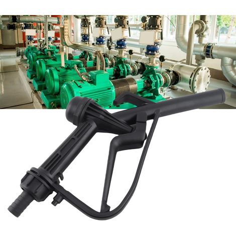 Schwarze Kunststoff-Betankungspistole SZ-20 für Methanol, Ethanol, Harnstoff und korrosionsbeständige Chemikalien. (1/5)