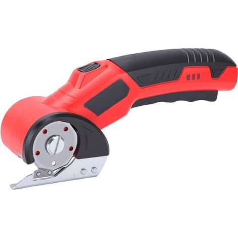 Cordless Electric Fabric Scissors, Portable Incisive Shears with Ergonomic Design, Battery Powered, Long Run Time for Fabric, Cardboard, Carpet, Leather (1/5)