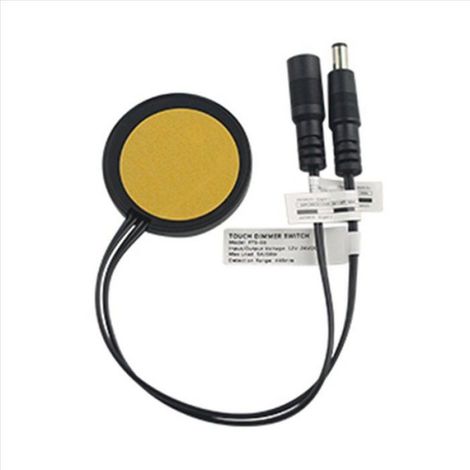 5X Interrupteur Tactile à Capteur LED en Panneau de Bois Interrupteur Caché Interrupteur Tactile pour Bande LED Noir (1/5)