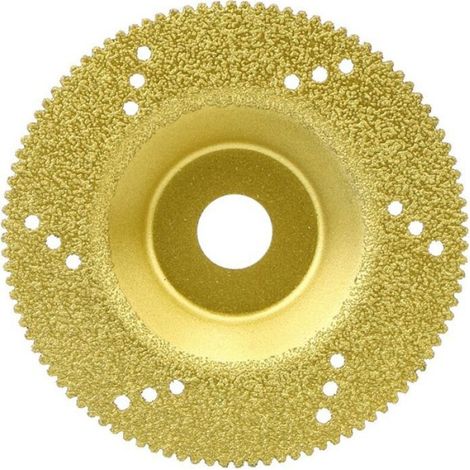 Lame De Scie Diamantée - 100 X 25 Mm - Pour Coupe Et Meulage De Pierre Verre Céramique Carbure - 1 Pièce (1/4)