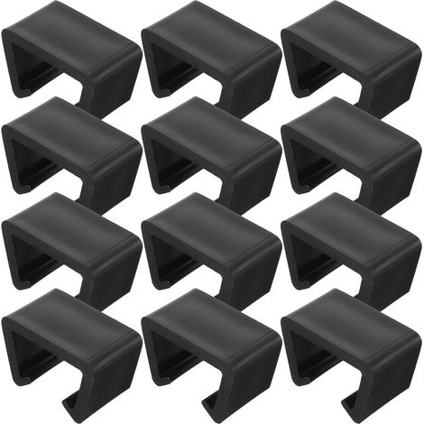 Pinces pour Fauteuil en rotin et canapé 12 Pcs, Clips Simples à Monter en PP et PE pour Jardin et espaces variés (1/5)