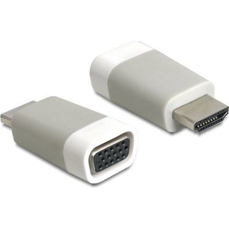DeLOCK HDMI Adapter HDMI A- D-Sub15 St/Bu screwless (65472) (1/5)