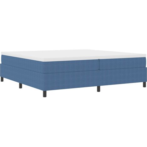Maison Exclusive - Struttura letto piattaforma Blu 200 x 200 cm Tessuto in Cords (1/5)
