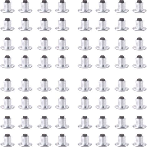 100 pcs Pneu Neige Pointes, 6.5mm/0.26" Roue Pneu Goujon Vis Neige Pneu Pointes pour Vélo Moto ATV Chaussures (1/5)