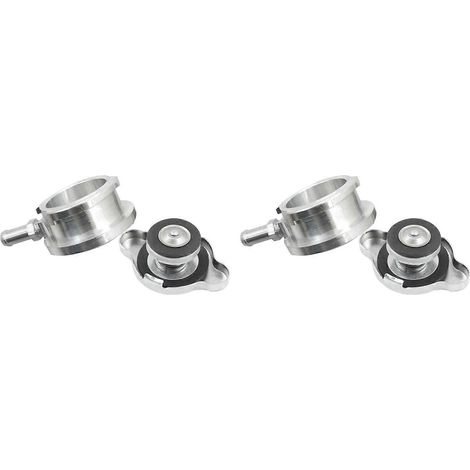 Deux goulots de remplissage de radiateur de 32 mm (1,25 pouce), bouchon de radiateur universel de 0,9 bar. (1/5)