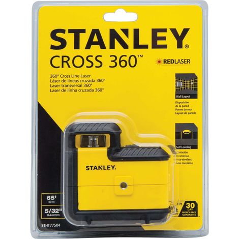 Livella laser Stanley STHT77504-1 Cross 360° a raggio rosso autolivellante 20 m (1/4)
