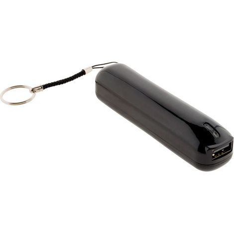 Chargeur Powerbank de poche 2400 mAh noir (1/4)