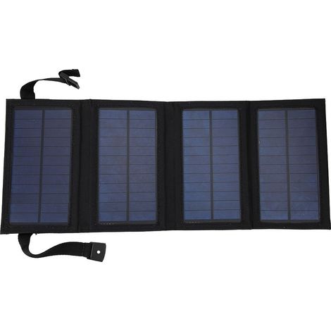 -Chargeur Solaire USB 5V Pliable Panneau Portable 10W Écologique (1/4)
