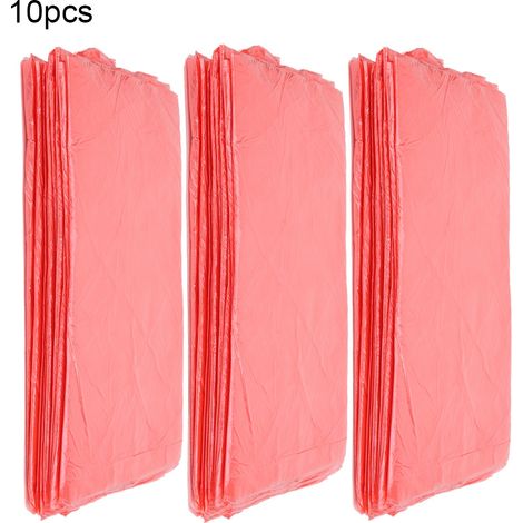 Lot de 10 nappes jetables résistantes à l'huile, idéales pour pique-niques, mariages, fêtes et banquets (rouge). (1/5)