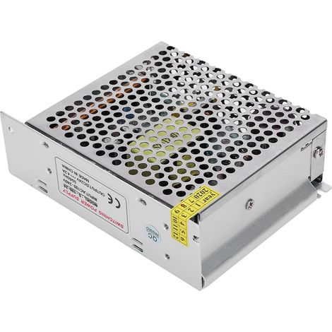 Alimentation à découpage DC24V 4.2A 100W S-100-24, boîtier en alliage d'aluminium, pour bande LED, écran LED et imprimante 3D, entrée AC100-240V. (1/5)