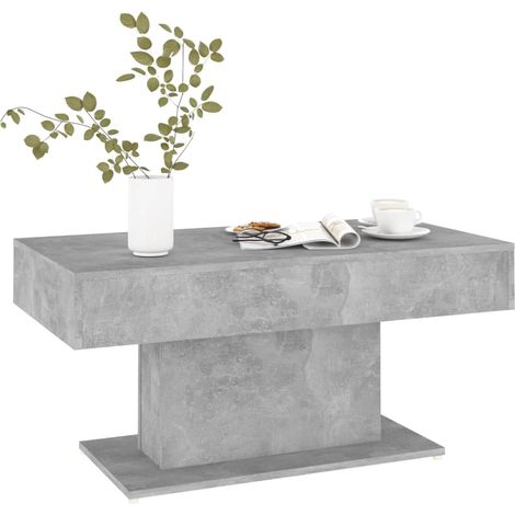 Table basse Gris béton 96x50x45 (1/5)
