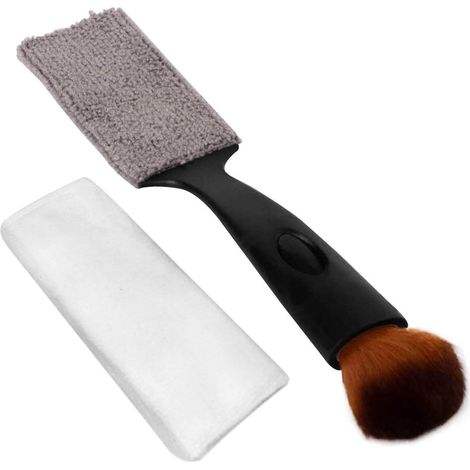 Brosse de nettoyage intérieur voiture et maison, brosse double extrémité dépoussiéreur (1/5)