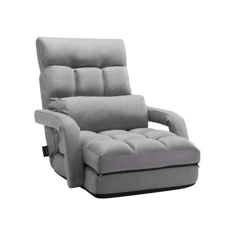 Chaise de sol pliante fauteuil de sol à 5 positions réglables et (1/5)