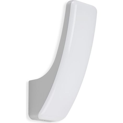 Applique murale extérieure LED TELEFUNKEN GENT, 15 W, 1800 lm, IP44, couleur argent, métal-plastique, 26,3 x 8,6 x 14,4 cm