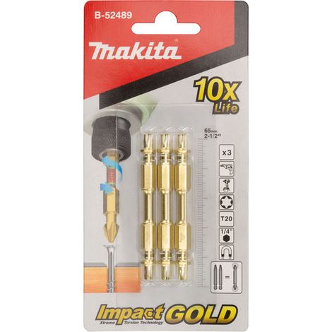Makita b-52489 Doppel-Drill-Bit 20 - 65 mm, Mehrfarbig (1/2)